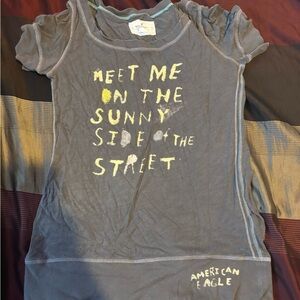 American Eagle Shirt, Medium Gray